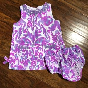 Lilly Pulitzer Baby Dress with Diaper Cover